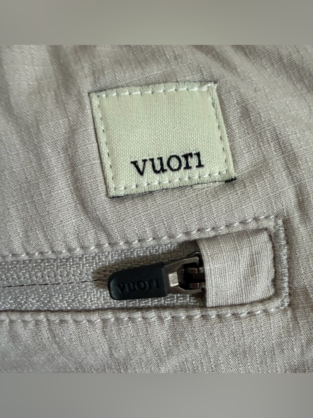 VUORI Women's sixe XL Vintage Ripstop Organic Cotton Short -Suede - Picture 9 of 12